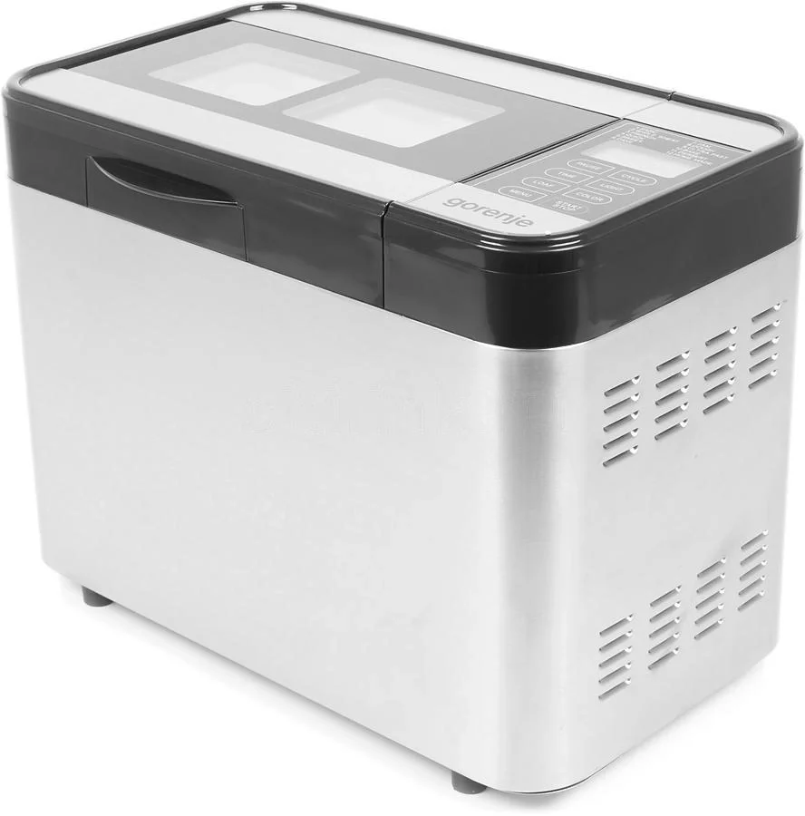 Gorenje Хлебопечь Gorenje BM1400E (815 Вт, 12 программ, вес выпечки 1,4 кг, таймер 13 ч, корпус металл/пластик)