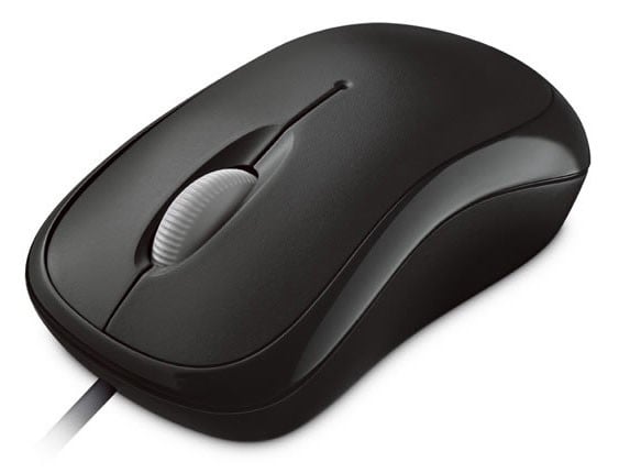 Microsoft Basic Optical Mouse ver.2.0 Black (OEM)  USB&PS/2 3btn+Roll <4YH-00007>