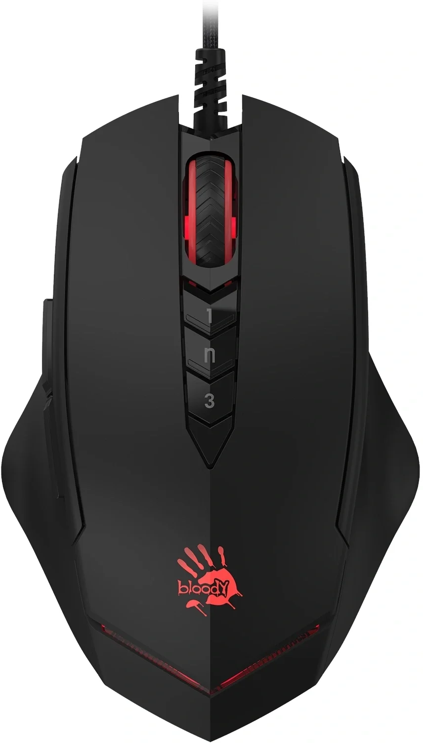 A-4Tech Мышь Bloody V8 Gaming USB (Черный) ,8 кн., 3200 dpi [762290]