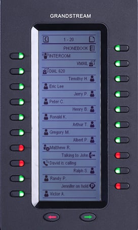 Интернет-телефония Grandstream Модуль расширения клавиатуры Grandstream GXP-2200EXT Exspansion module 