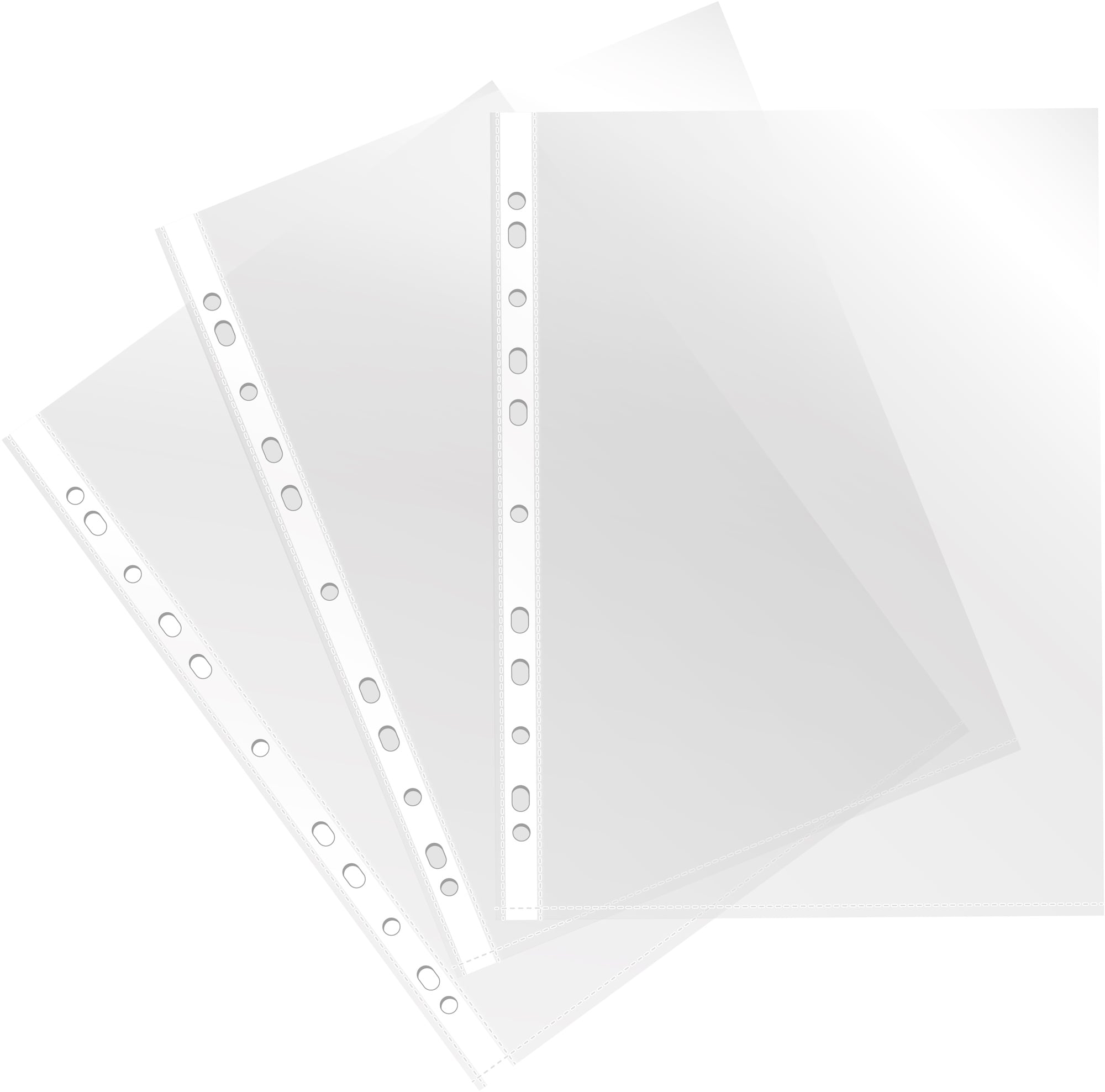 Папка-вкладыш Бюрократ СуперЛюкс -060GSLUX глянцевые А4+ 60мкм (упаковка: 100 шт)