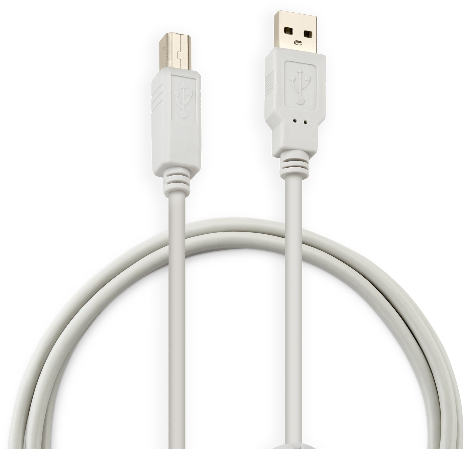Buro Кабель USB2.0  USB2.0-AM/BM-1.8M-MG A(m)/B(m) (1.8м) феррит.кольца(USB2.0-AM/BM-1.8M-MG) [817259]