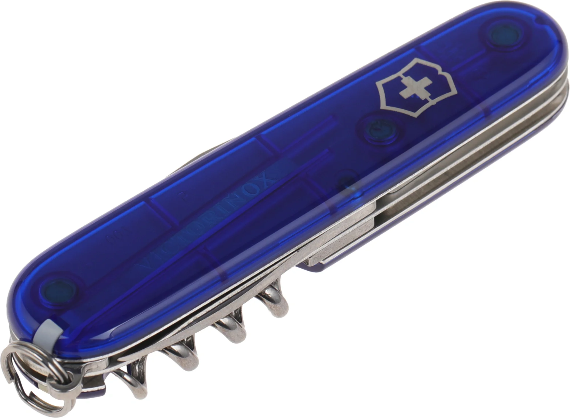 Нож перочинный Victorinox Spartan (1.3603.T2) 91мм 12функций синий полупрозрачный карт.коробка