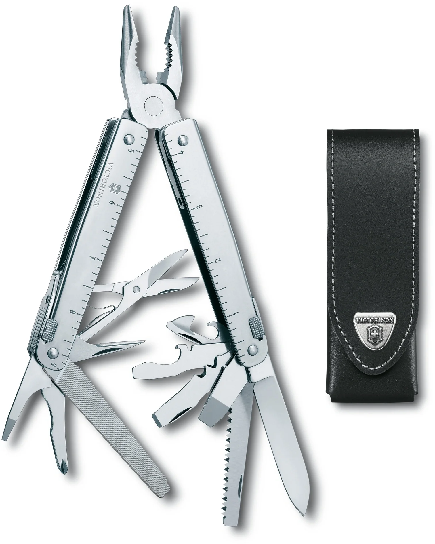 Мультитул Victorinox SwissTool X (3.0327.L) 115мм 27функц. чехол кожаный серебристый карт.коробка