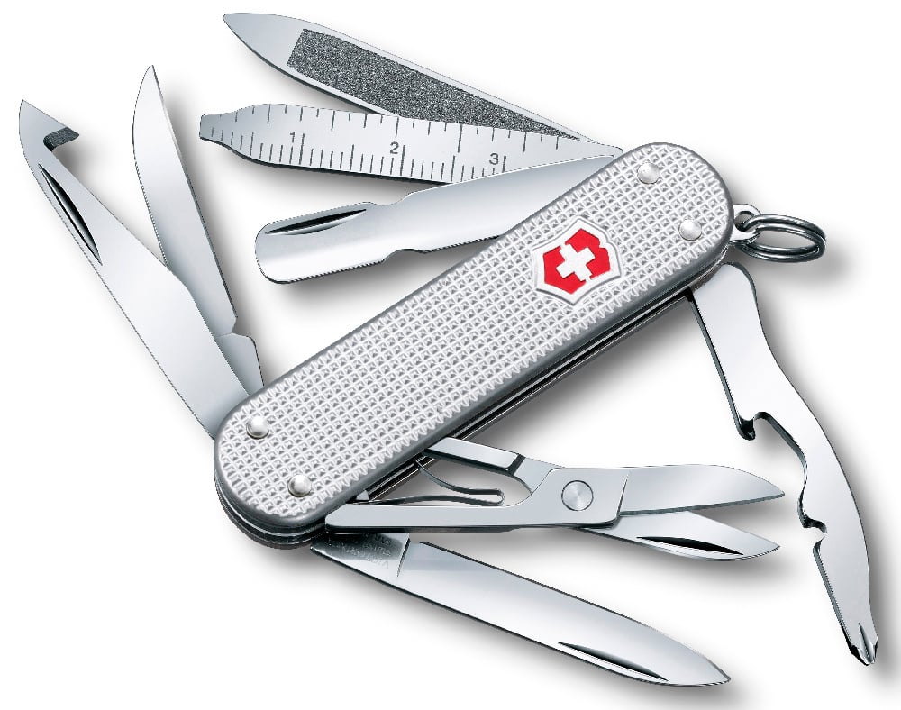 Нож перочинный Victorinox MiniChamp Alox (0.6381.26) 58мм  14функций  серебристый