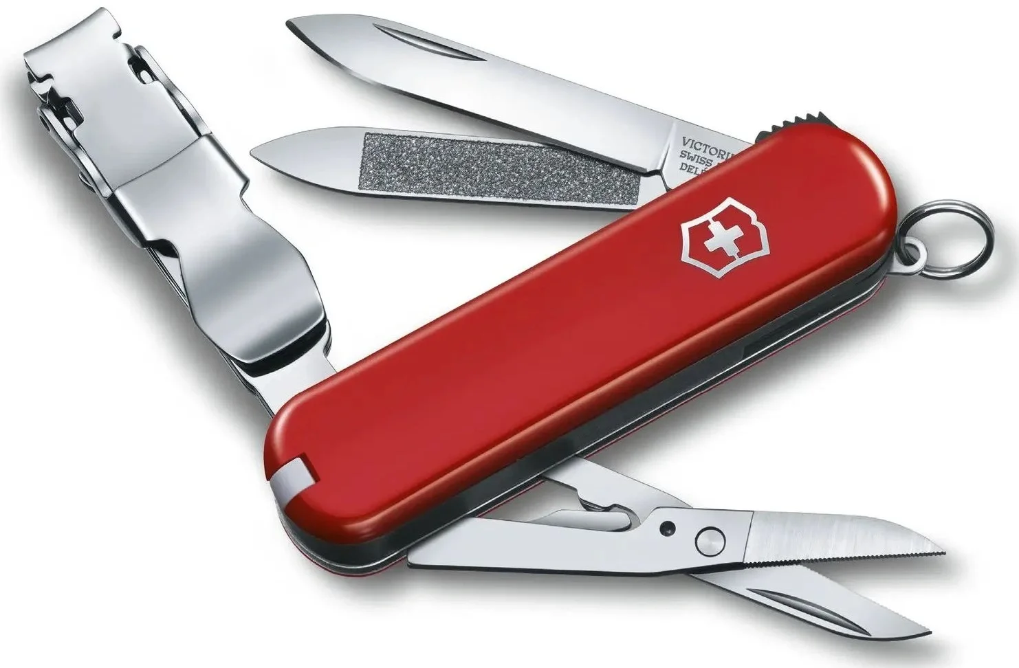 Нож перочинный Victorinox NailClip 580 (0.6463) 65мм 8функций красный