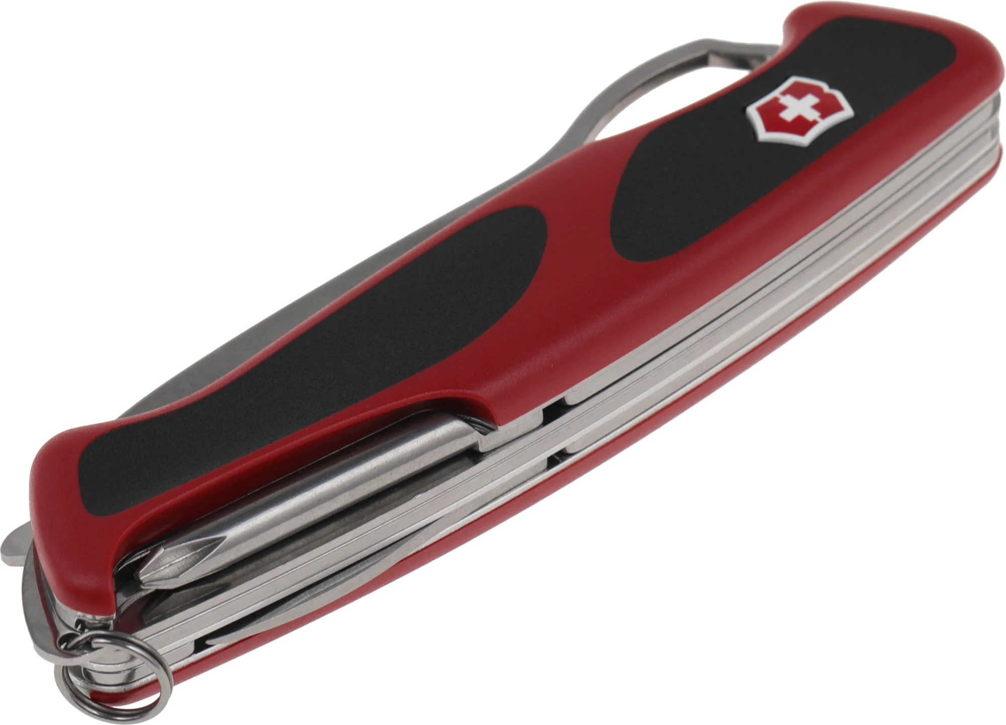 Нож перочинный Victorinox RangerGrip 78 (0.9663.MC) 130мм 12функций красный/черный карт.коробка
