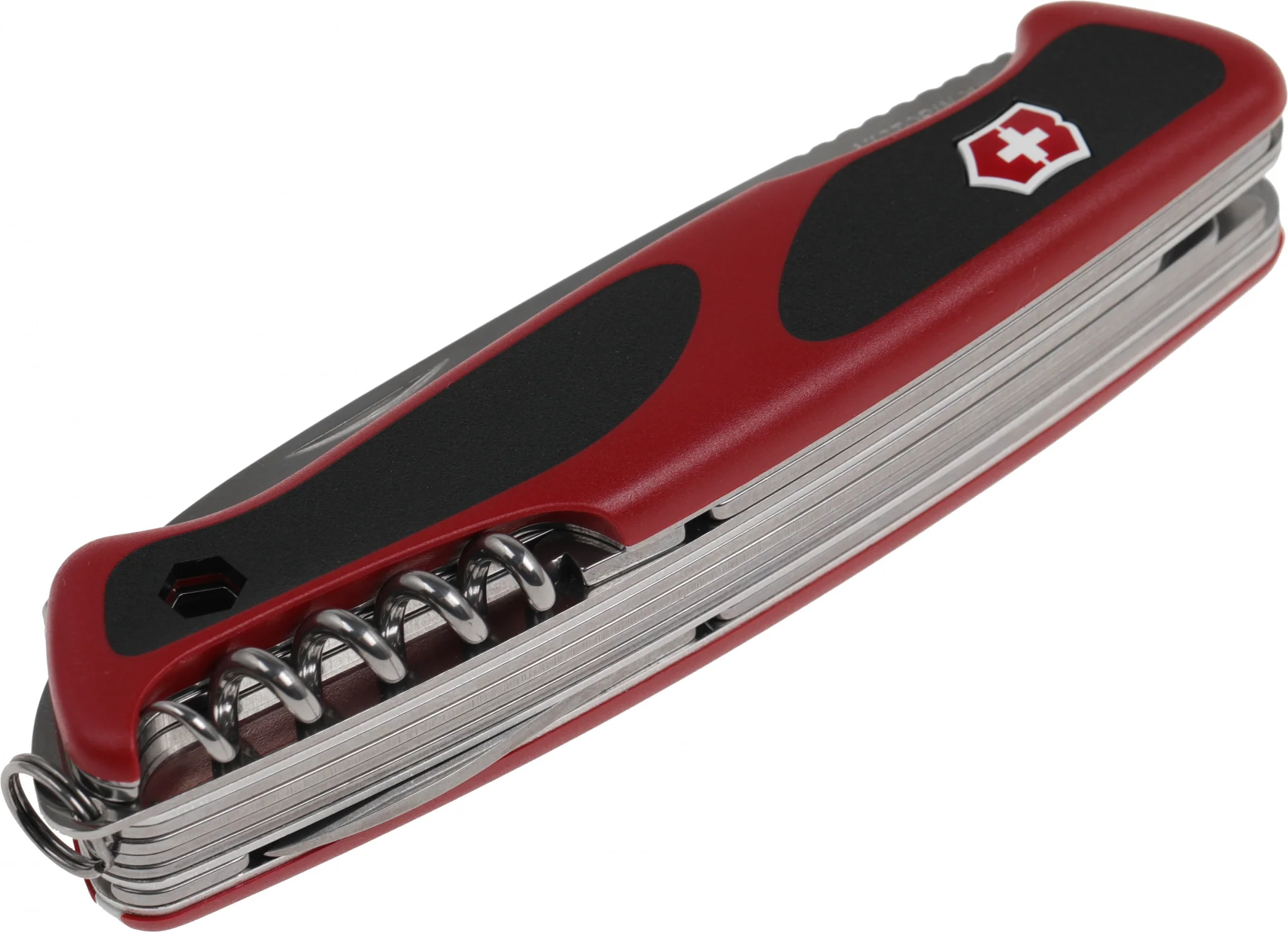 Нож перочинный Victorinox RangerGrip 174 Handyman (0.9728.WC) 130мм  17функций красный/черный карт.коробка