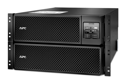SRT8KRMXLI - Источник бесперебойного питания, APC, Smart-UPS SRT8KRMXLI, Онлайн, Мощность 8000ВА/8000Вт, Стоечный 6U, 230В, Вых:6x C13+4x C19 IEC, APCRBC140, Network Card+SmartSlot, Extended runtime, W/ rail kit, Чёрный