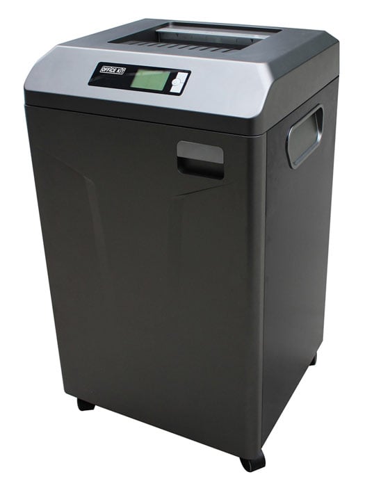 Шредер Office Kit S1150 3,9х30 (секр.P-4)/фрагменты/35лист./115лтр./Уничт:скрепки, скобы, пл.карты/CD