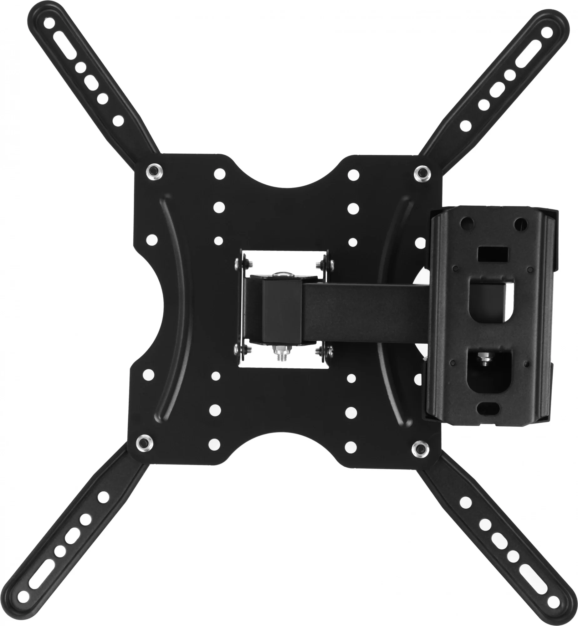 Кронштейн для телевизора Ultramounts UM 901 черный 32"-55" макс.30кг настенный поворотно-выдвижной и наклонный