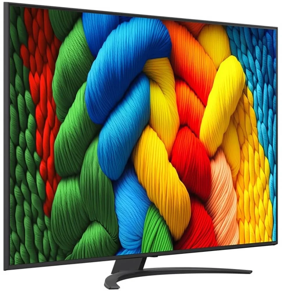 Телевизор ЖК 75'' LG/ 75", Ultra HD, Nano Color, Smart TV, WebOS, Wi-Fi, DVB-T2/C/S2, MR, 60Hz Native, 2.0ch (20W), 2 HDMI, 2 USB, 1 Pole, Charcoal Black, 2025