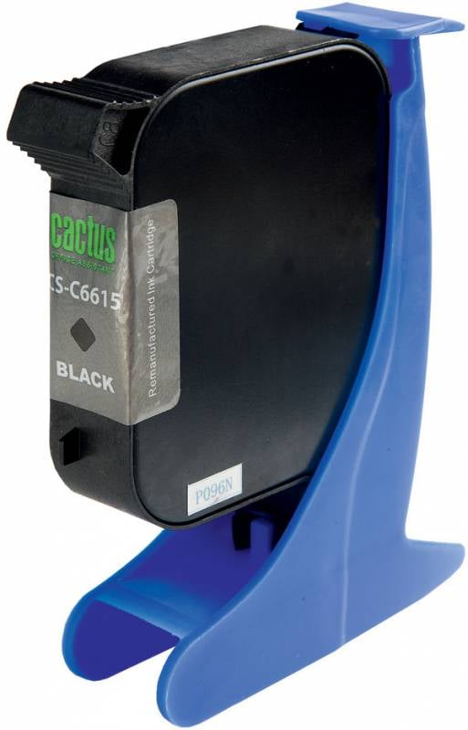 Картридж струйный Cactus CS-C6615 №15 черный (44мл) для HP CC 310/DJ 810c/816c/825c/840c/843c/845c/916c/920c/940c/3810/3816/3820/3822/Fax 1230/DJ v30/v40/v45/ 5110/PSC 500/750/950 с чипом
