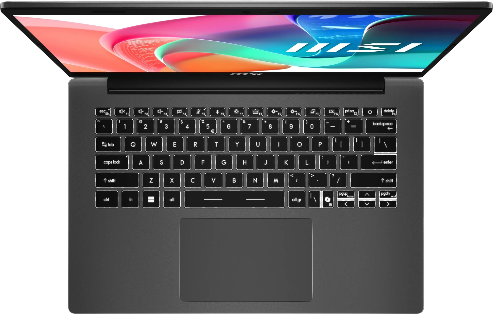 Ноутбук MSI Modern 14 F1MG-499RU - 14", 1920x1080 (Full HD), Intel Core 5 120U 1400MHz 16 ГБ, SSD 512 ГБ, Intel Graphics, Bluetooth, Wi-Fi, серый, Windows 11 Pro 64, 9S7-14S111-499