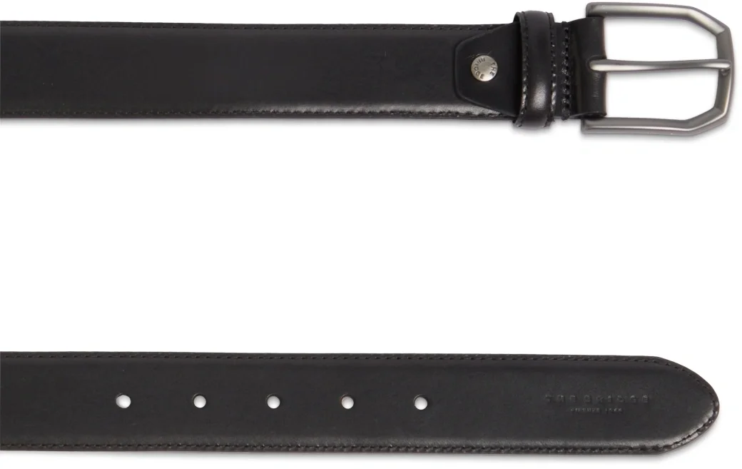 Ремень мужской The Bridge Brunelleschi 0345951R/7R 110х3.5см  черный  натур.кожа