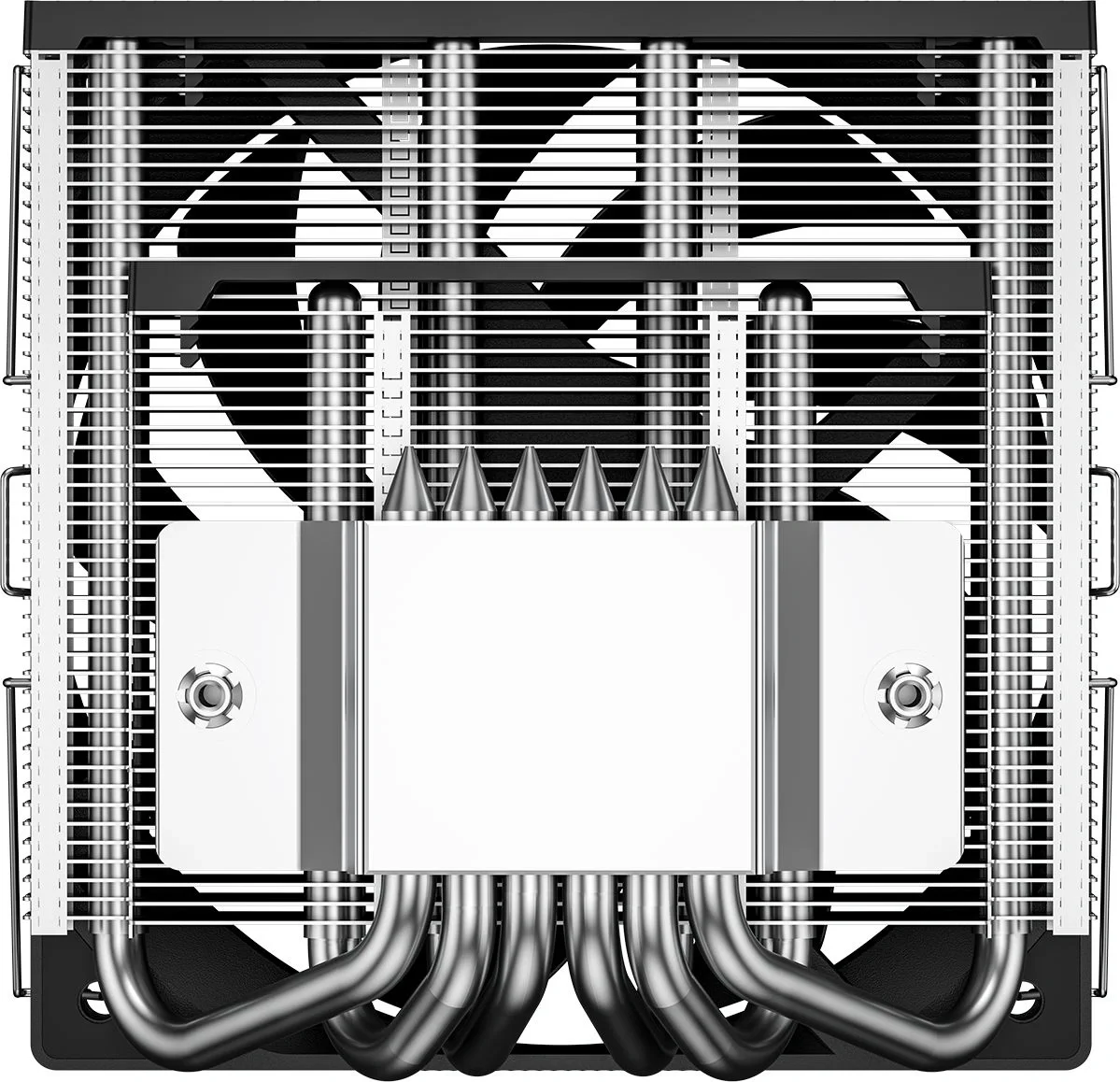 Устройство охлаждения(кулер) PcCooler RC600-67 Soc-AM5/AM4/1200/1700/1851 серебристый 4-pin 16-35dB Al 205W Ret (RC667-XXNWYX-GL)