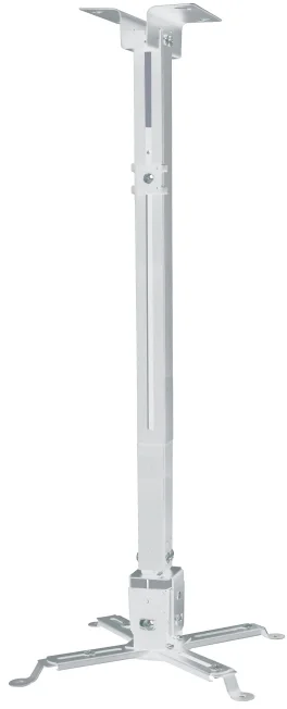 Кронштейн для проектора Buro PR04-100W белый макс.20кг потолочный  поворот и наклон