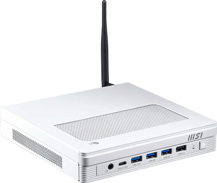 Платформа для ПК MSI - Pro DP10 A14MG-014BRU, Intel Core i3 14100 3500MHz, DDR5, Intel UHD Graphics 730, Wi-Fi, Bluetooth, белый, ОС не установлена, Mini PC, 936-B21012-014