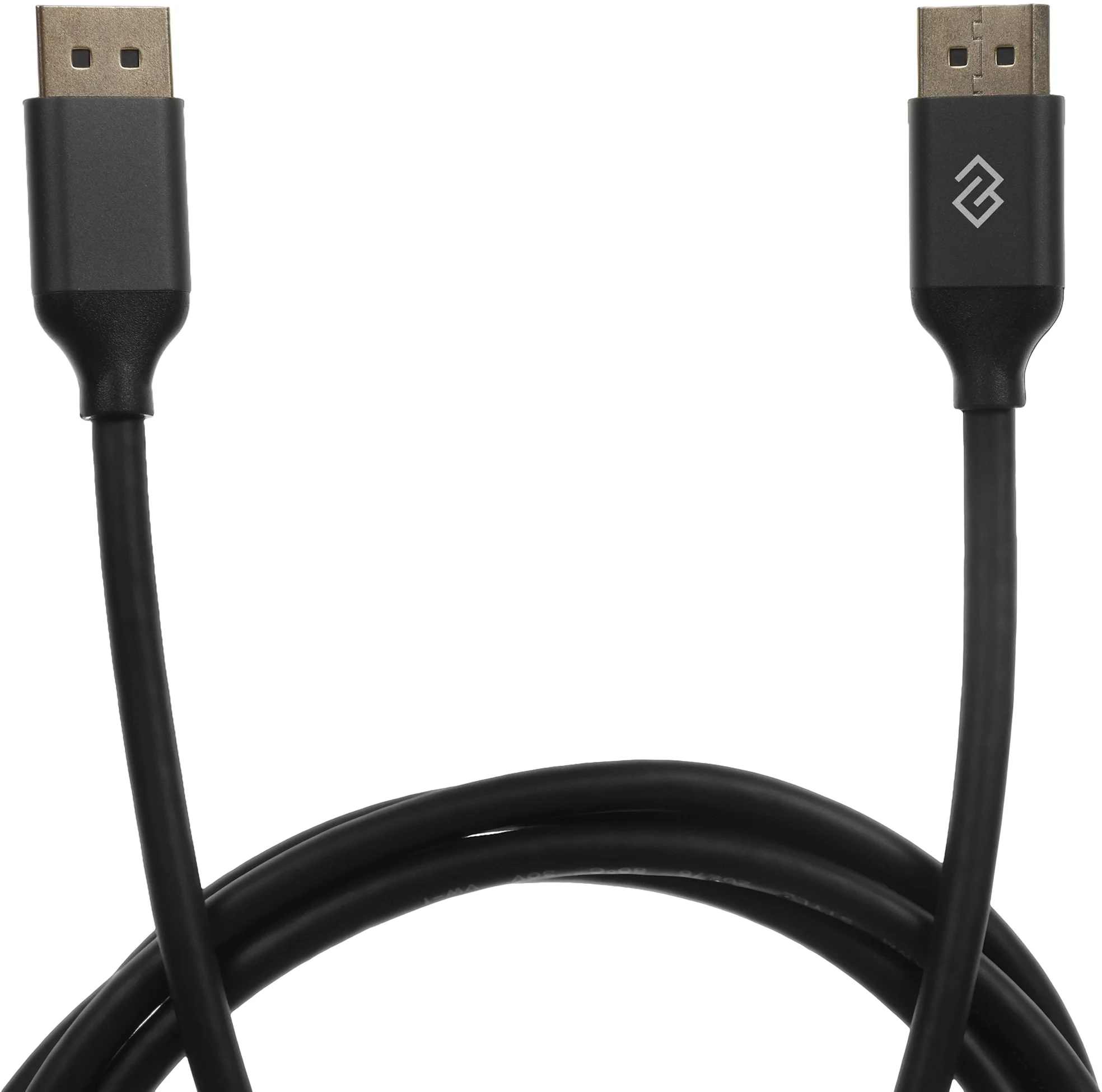 Видео кабель Digma - D-DP-V1.4, DisplayPort (M) -> DisplayPort (M), 2 м, цвет чёрный, D-DP-V1.4-2M