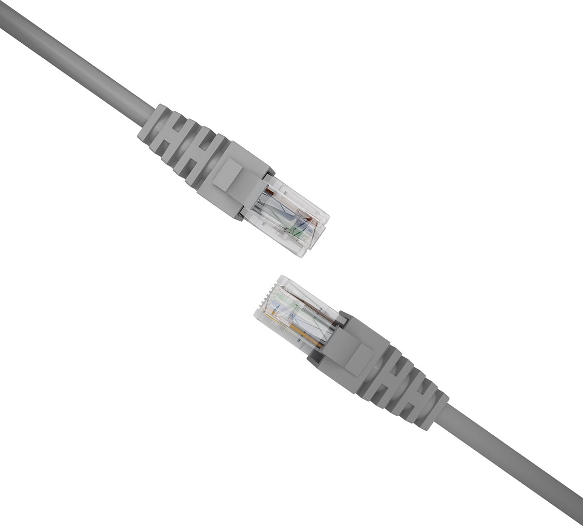 Патч-корд NTSS NTSS-PC-UTP-RJ45-5e-1.0-LSZH-GY NTSS-PC-UTP-RJ45-5E-1.0-LSZH UTP RJ-45 вил.-вилка RJ-45  кат.5E 1м серый