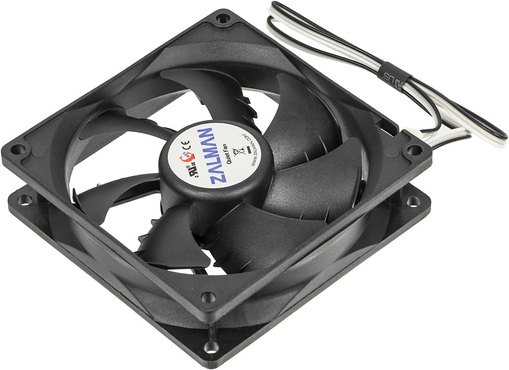 <027732> Вентилятор для корпуса .92mm Zalman ZM-F2 Plus (SF) (92x92x25мм, 1500об/мин, 20-23дБ, подшипник скольжения) [ZM-F2 Plus (SF)]