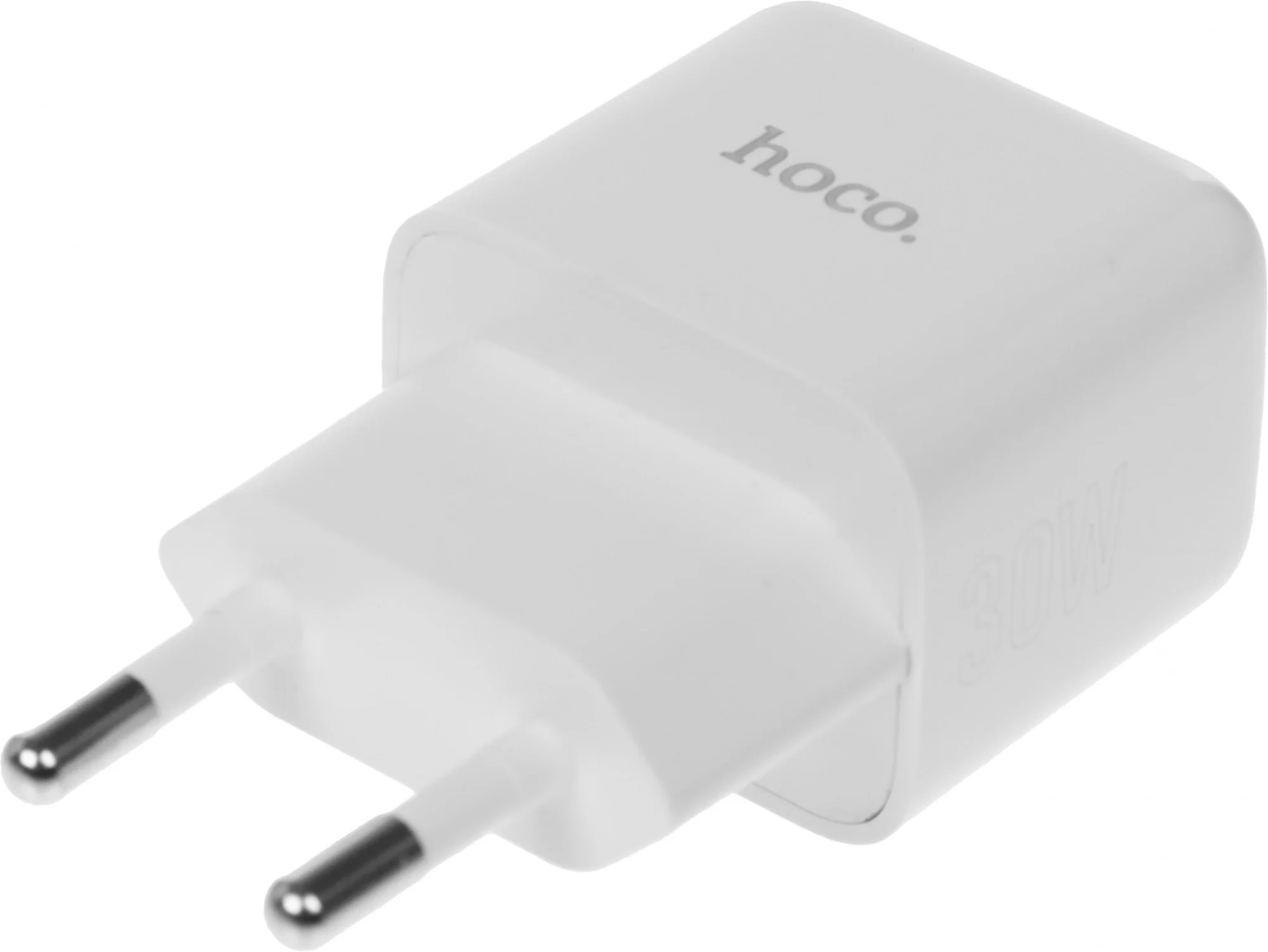 Сетевое зарядное устройство Hoco N32 Glory White 30W 3A+2A+1.5A (PD+QC+AFC) USB Type-C универсальное белый
