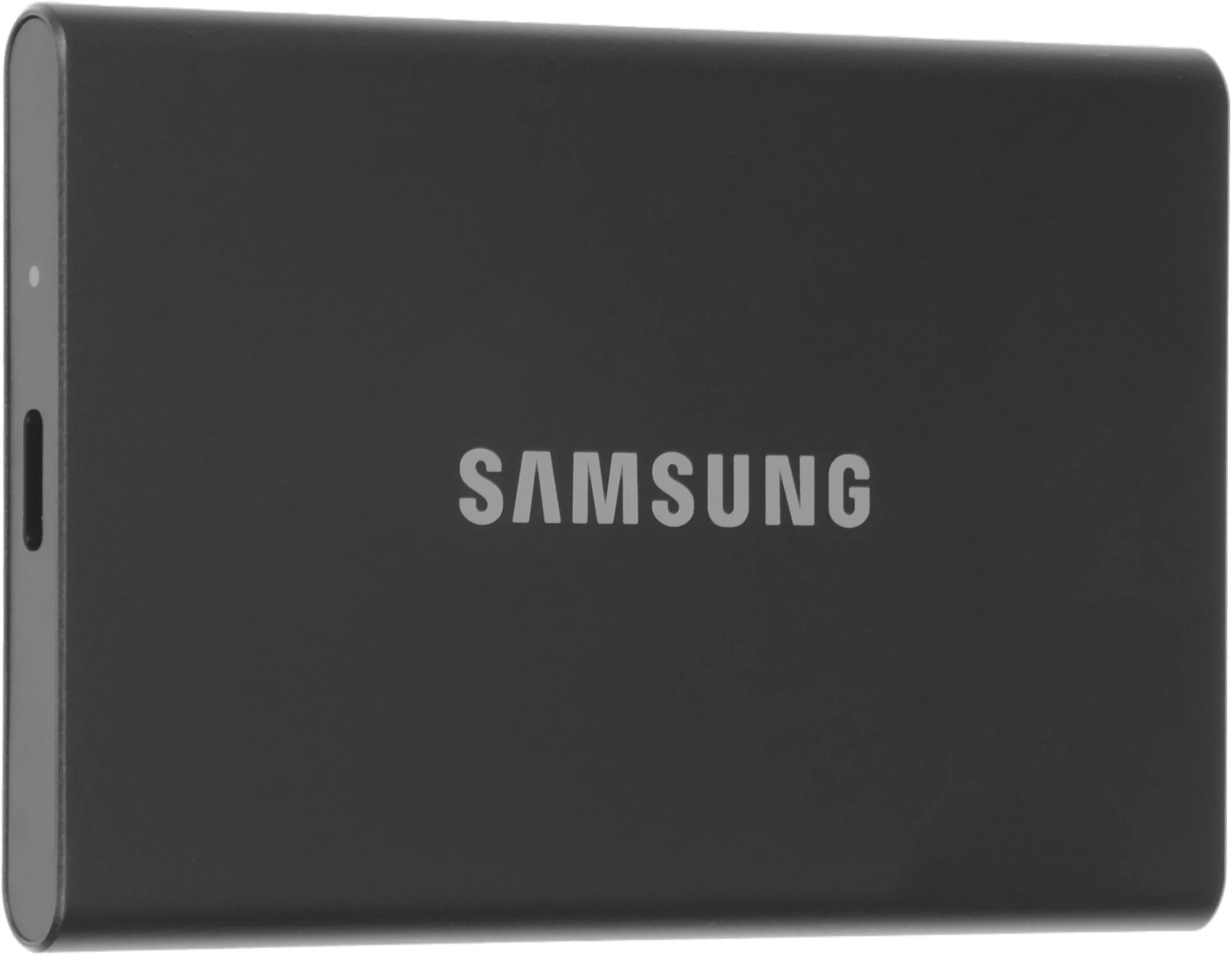 Внешние HDD и SSD/ Samsung External SSD T7, 2000GB, Type-C, USB 3.2 Gen2, R/W 1050/1000MB/s, 85x57x8mm, Titan Gray (12 мес.)