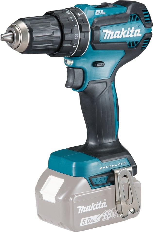 Makita DHP485Z Дрель ак(уд) б\щет, {18В, Li-ion,БЗП-13мм, 0-500\1900об\м,50\25Нм,1.7кг,кор, б\ак и з\у}