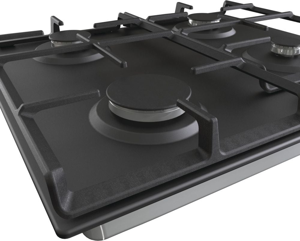 Gorenje Поверхность газовая Gorenje G641EXB (Essential / Черный / Чугунные решетки / BigSurface)