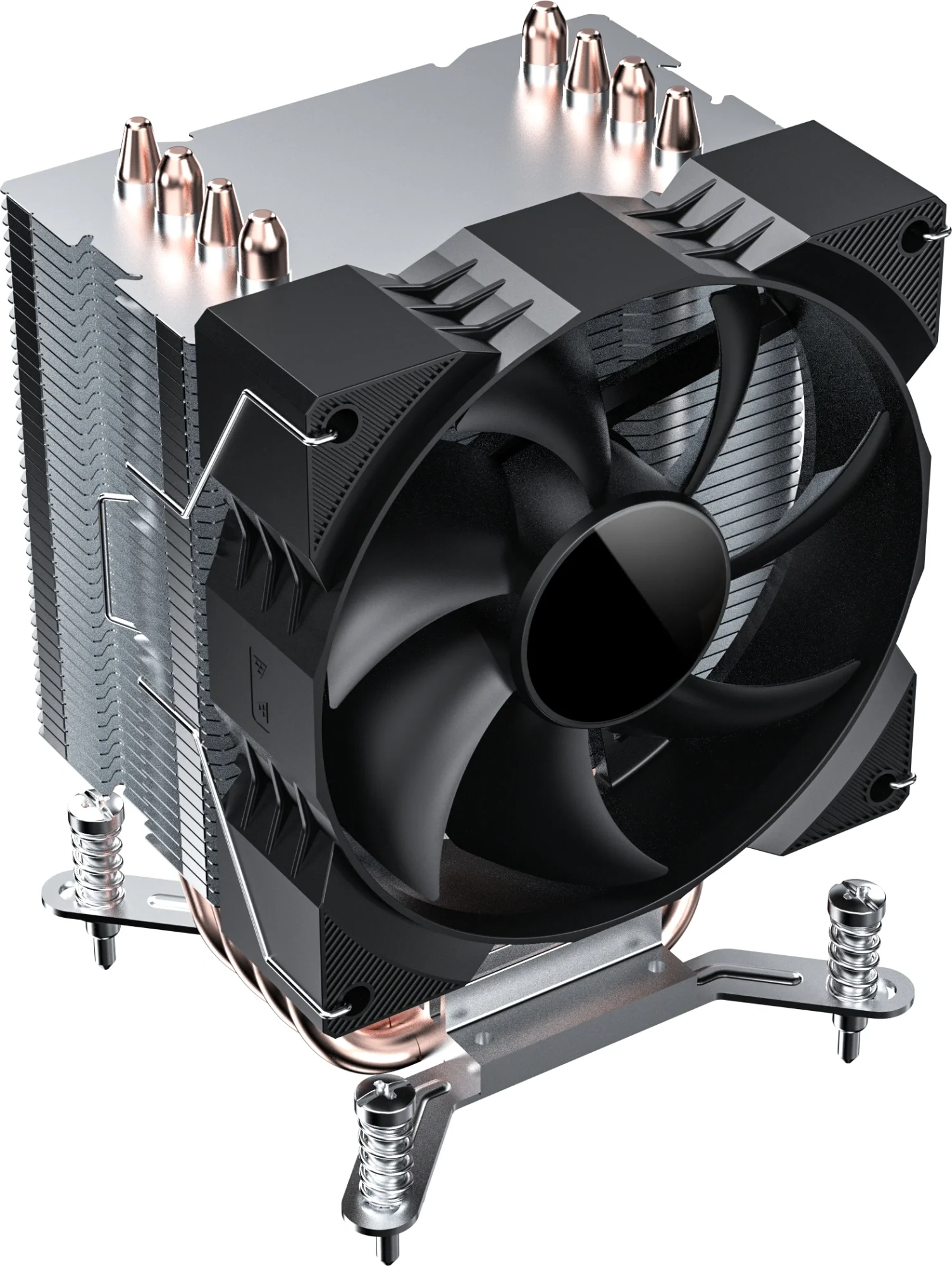Устройство охлаждения(кулер) Digma D-CPC130-PWM1 Soc-AM5/AM4/1200/1700/1851 черный  4-pin  Al+Cu  130W OEM