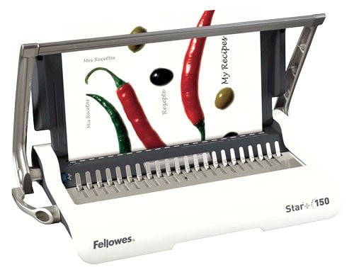 Переплетчик Fellowes Star+ на пластиковую пружину, сшивает до 150 лст., перфорирует 12 лст. (FS-56275)