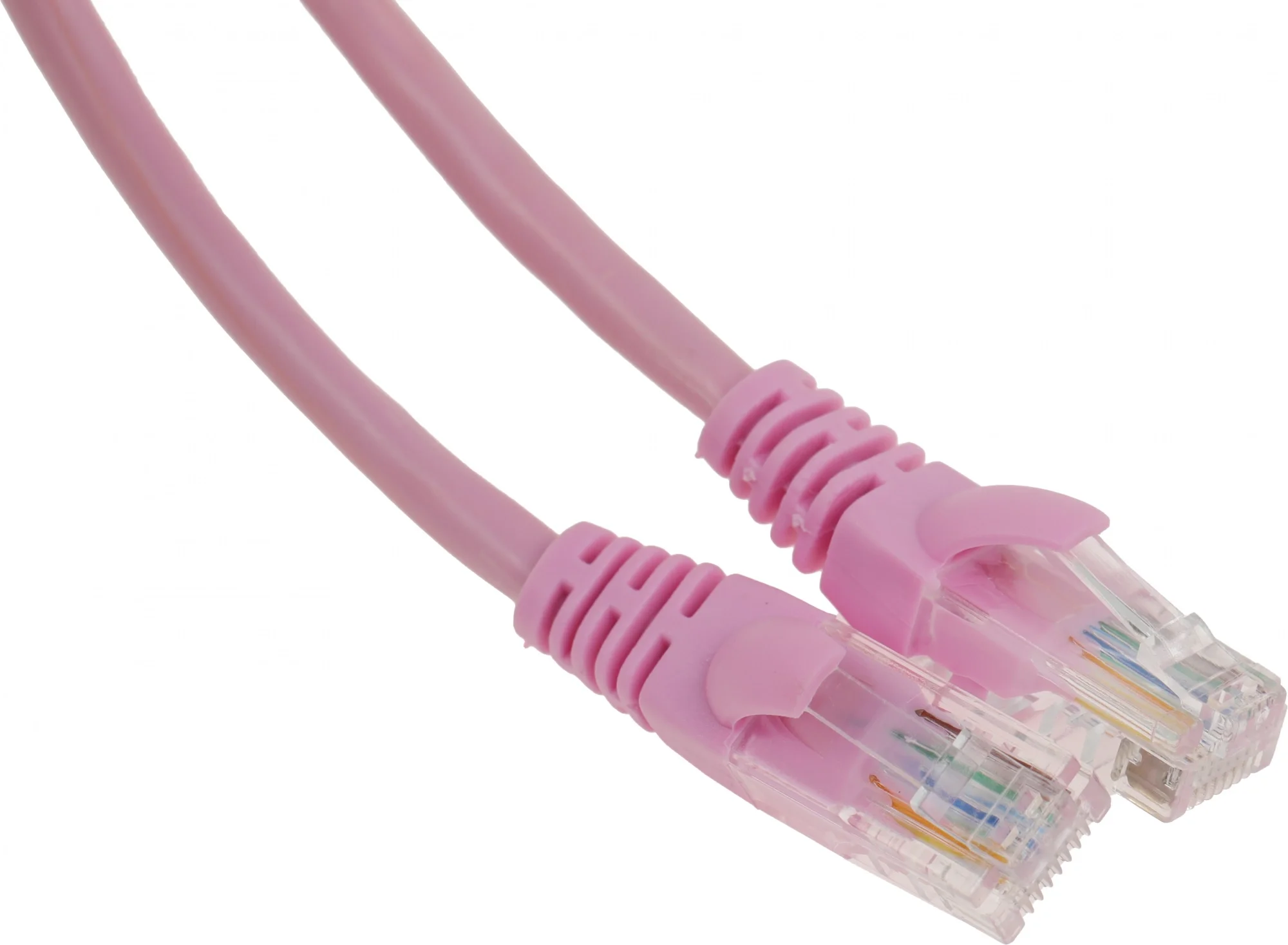 Патч-корд Premier PP12-1M/RO 1000Гбит/с UTP 4 пары cat.5E CCA molded 1м  розовый  RJ-45  (m)-RJ-45 (m)
