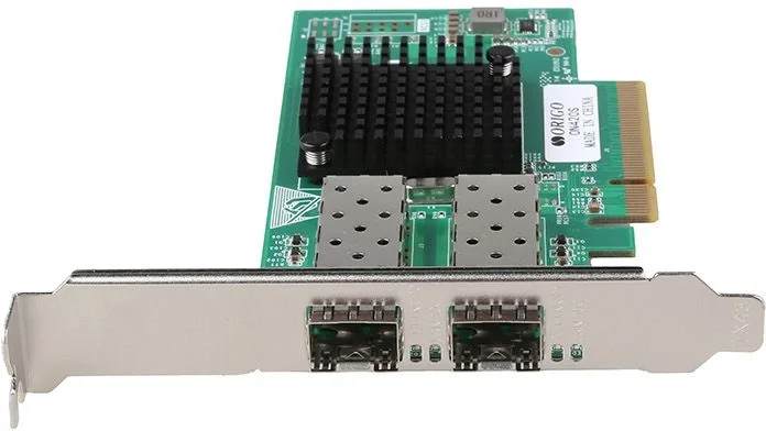Сетевой адаптер ORIGO Сетевой адаптер PCI-E x8, Intel 82599, 2x10GBase-X SFP+