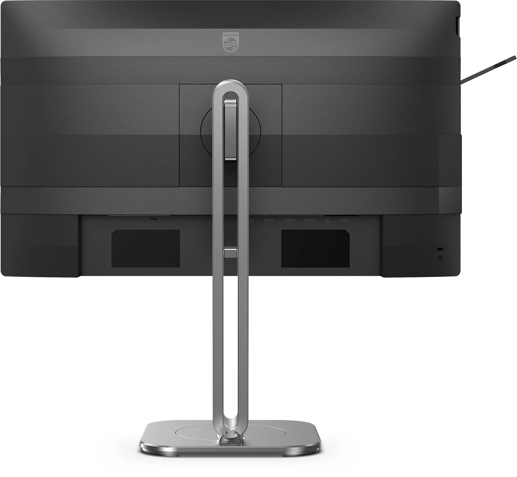 Монитор 23.8" Philips 24B2U4301 IPS 1920x1080, 120 Гц, 4 мс, 16:9, 300 кд/м², HDMI 1.4, DP 1.4, 2xUSB-C (90 Вт), USB Hub (3x USB 3.0), 3.5 Jack, динамики (2x2 Вт), RJ45, HDR10, Adaptive-Sync, черно-серебристый