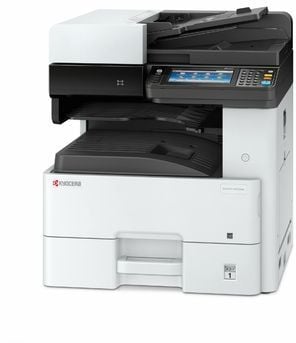 МФУ лазерное Kyocera Ecosys M4132idn (1102P13NL0), A3, ч/б, печ. до 32 стр/мин. (А4) до 17 стр/мин. (А3), скан. до 50 стр/мин., 1200 x 1200 dpi (печать) 600x600dpi (скан.), USB, RJ-45, NFC, Air Print, Mopria