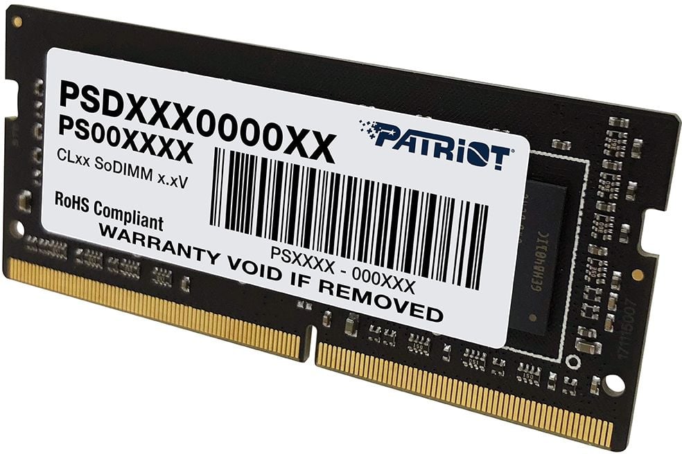 Оперативная память DDR4 8Gb 3200MHz Patriot PSD48G320081S Signature RTL PC4-25600 CL22 SO-DIMM 260-pin 1.2В single rank Ret [PSD48G320081S]