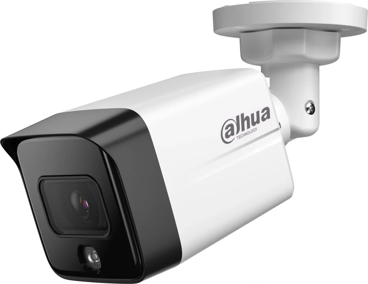 DAHUA DH-IPC-HFW1230TC1P-A-0360B-S6 Уличная цилиндрическая IP-видеокамера 2Мп, 1/2.8” CMOS, объектив 3.68мм, обнаружение людей, ИК 30м, IP67, металл/пластик