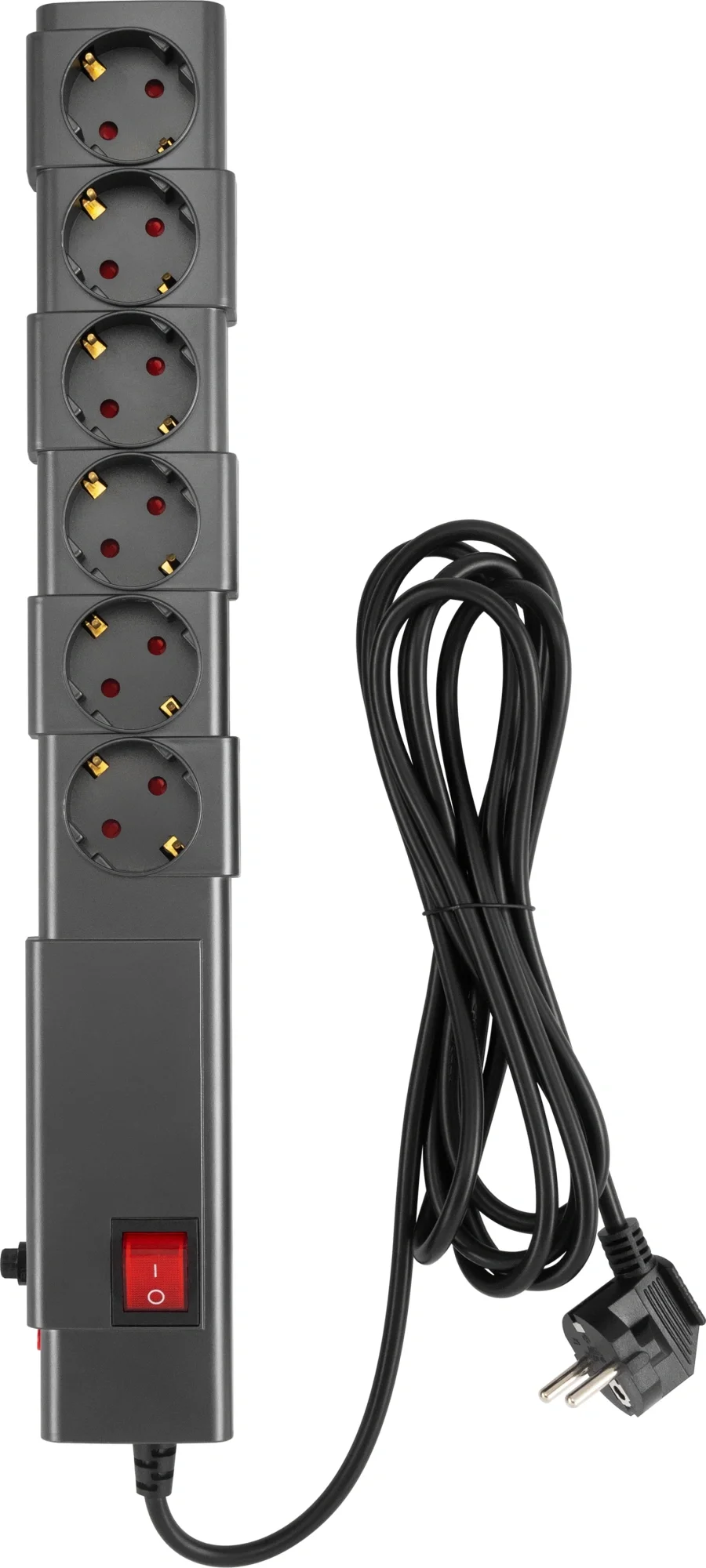 600SPRO-16-3-G Сетевой фильтр Buro  3м (6  розеток) графитовый (коробка)