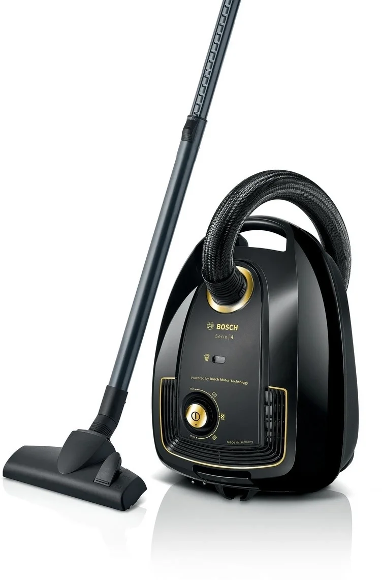 Пылесос Bosch BGL38GOLD черный/золотистый, 350/1700 Вт, уборка сухая, пылесборник мешок 4 л