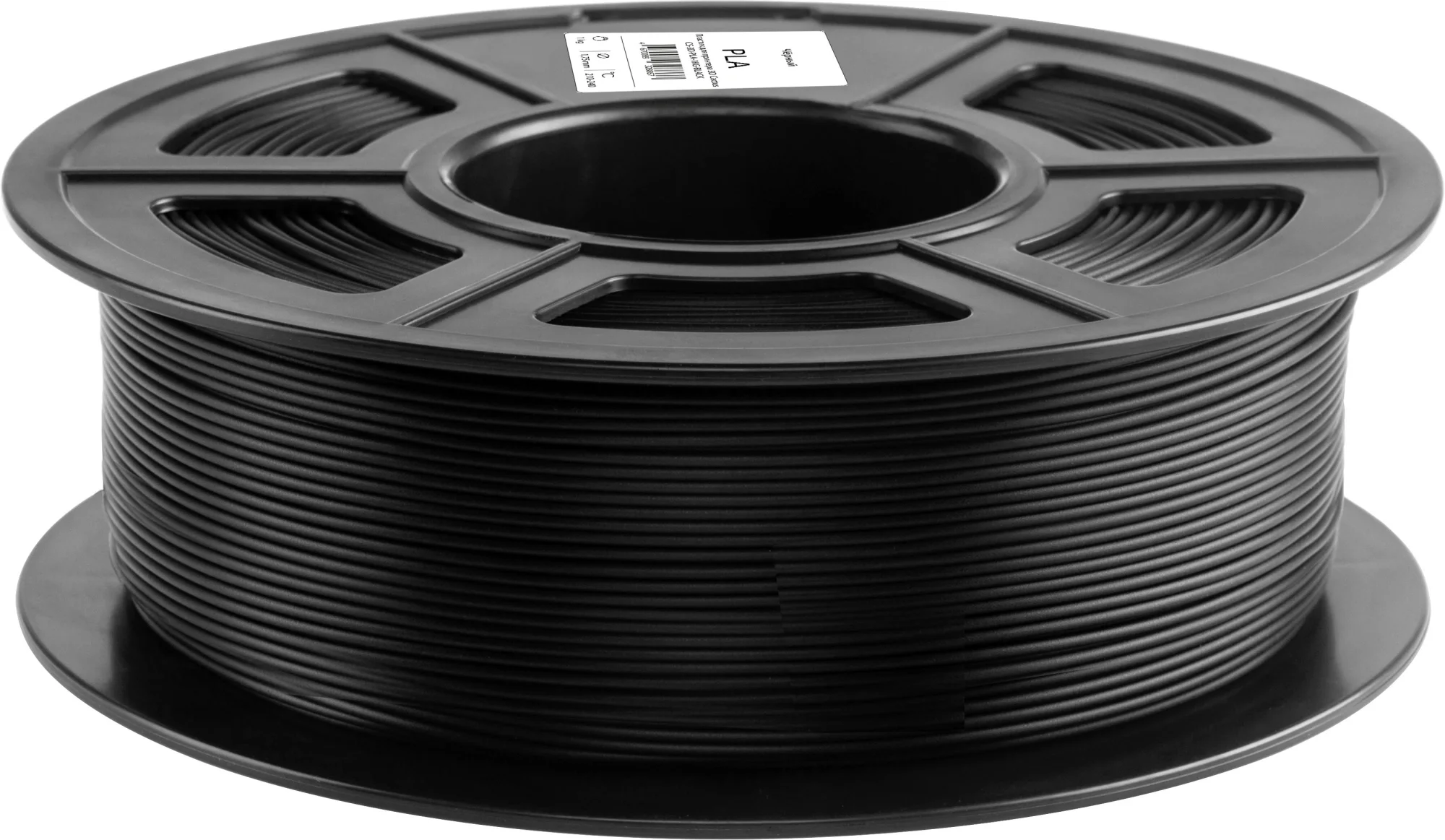 -/ Пластик для принтера 3D Cactus CS-3D-PLA-1KG-BLACK PLA d1.75мм 1кг L326м 1цв.