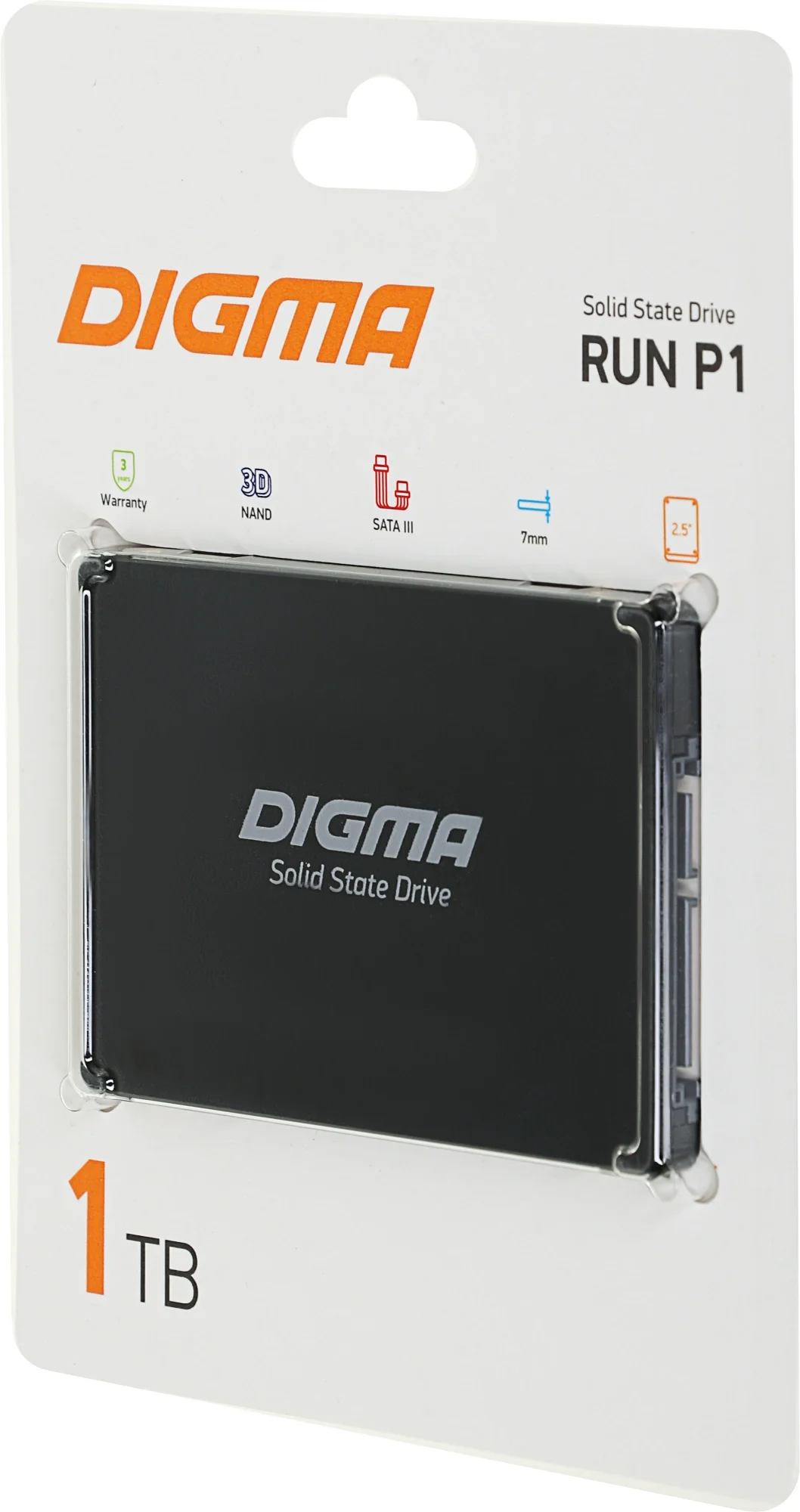 SSD 1 Tb SATA 6Gb/s Digma RUN P1 <DGSR2001TP13T> 2.5"  3D TLC <1626612>