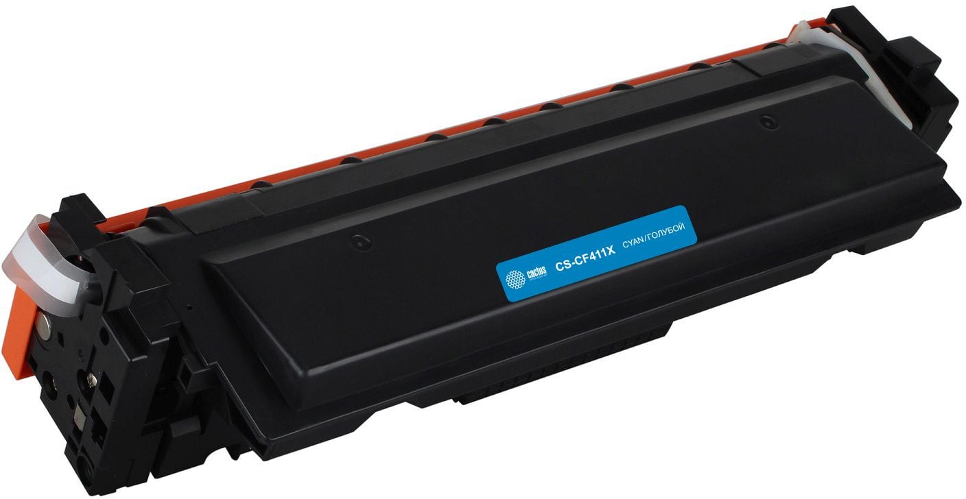 Картридж лазерный Cactus CS-CF411X для HP Color LaserJet Pro M452dn, M452dw, M477fdn, M477fdw, голубой, 5000 стр.
