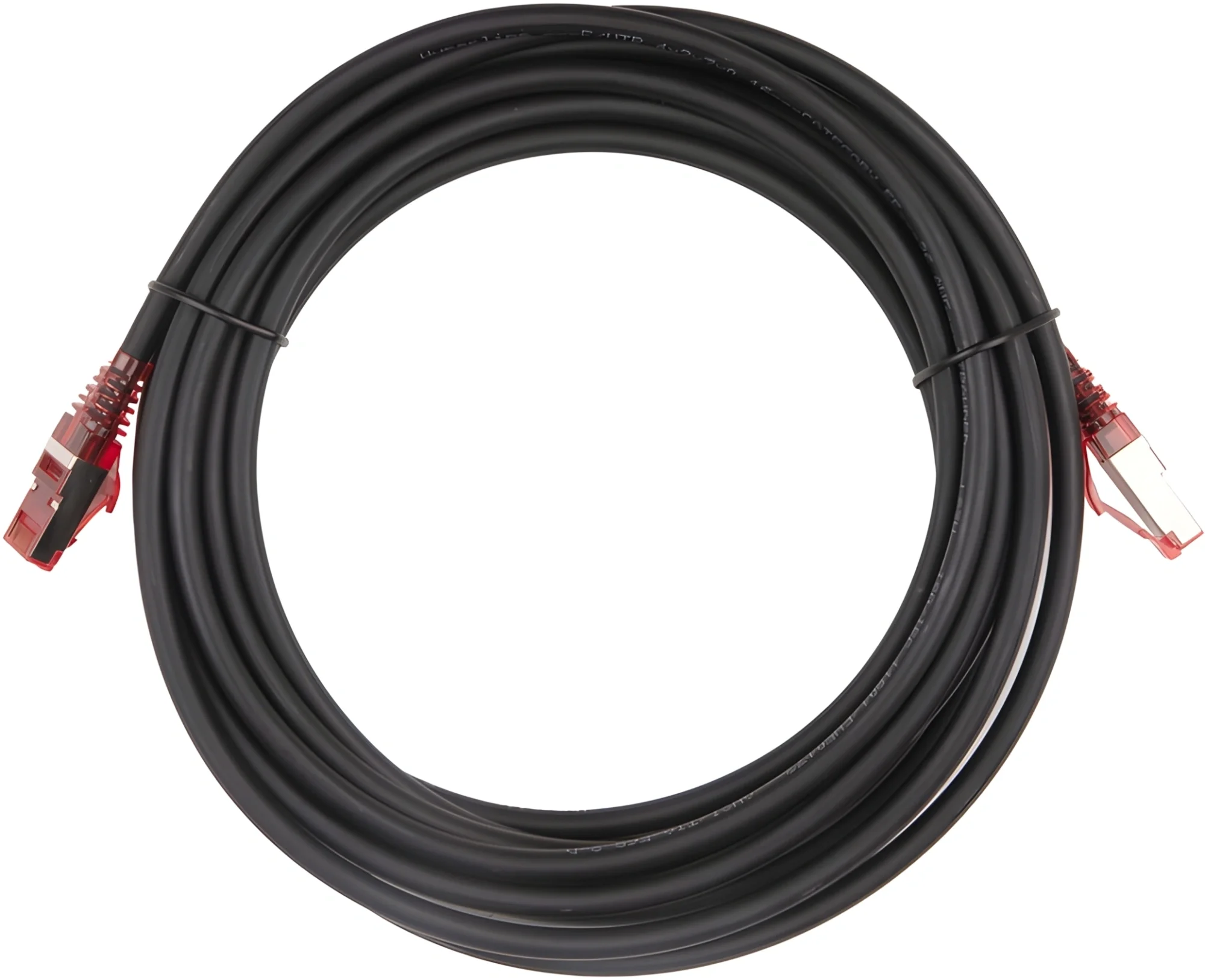 Кабельная сборка Hyperline PC-LPM-STP-RJ45-RJ45-C5e-5M-LSZH-BK Патч-корд F/UTP, экранированный, Cat.5е (100% Fluke Component Tested), LSZH, 5м, черный