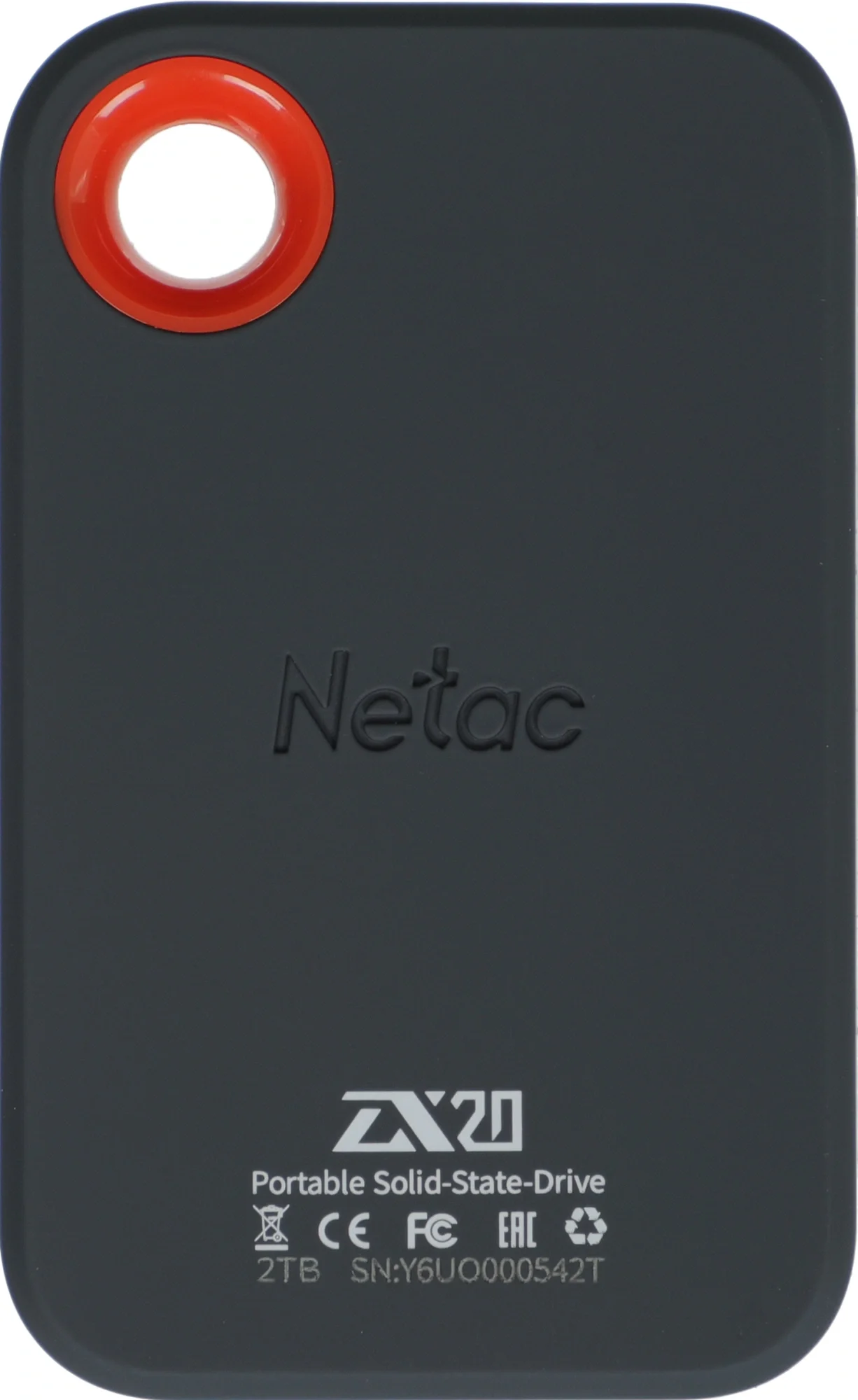 SSD накопитель Netac ZX20 2TB USB 3.2 Gen 2x2 Type-C External SSD, R/W up to 2000MB/1800MB/s, with USB C to A cable and 20Gbps USB C to C cable 5Y wty