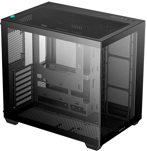 Компьютерный корпус Deepcool CG530 черный без БП ATX 2x120мм 2x140мм 2xUSB 2.0 1xUSB 3.0 audio bott PSU