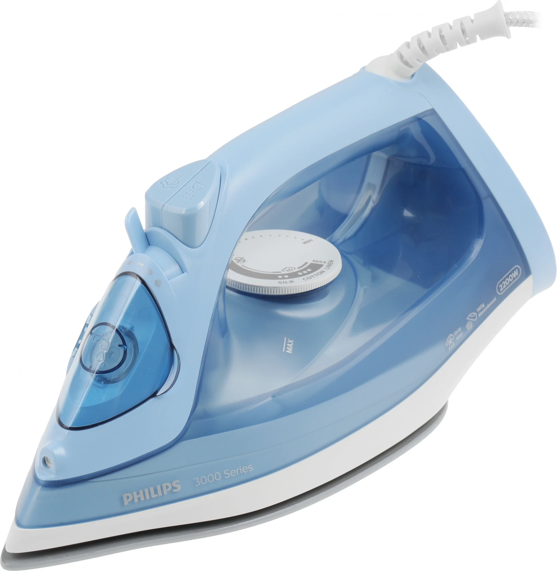 PHILIPS  DST3020/20 Утюг, 2200 Вт,160г, голубой