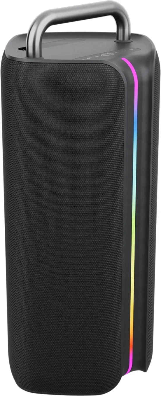 Колонка порт. Ural Молния Бит черный 420W 1.1 BT/3.5Jack/USB-C 10м 8000mAh (УРАЛ МОЛНИЯ БИТ)