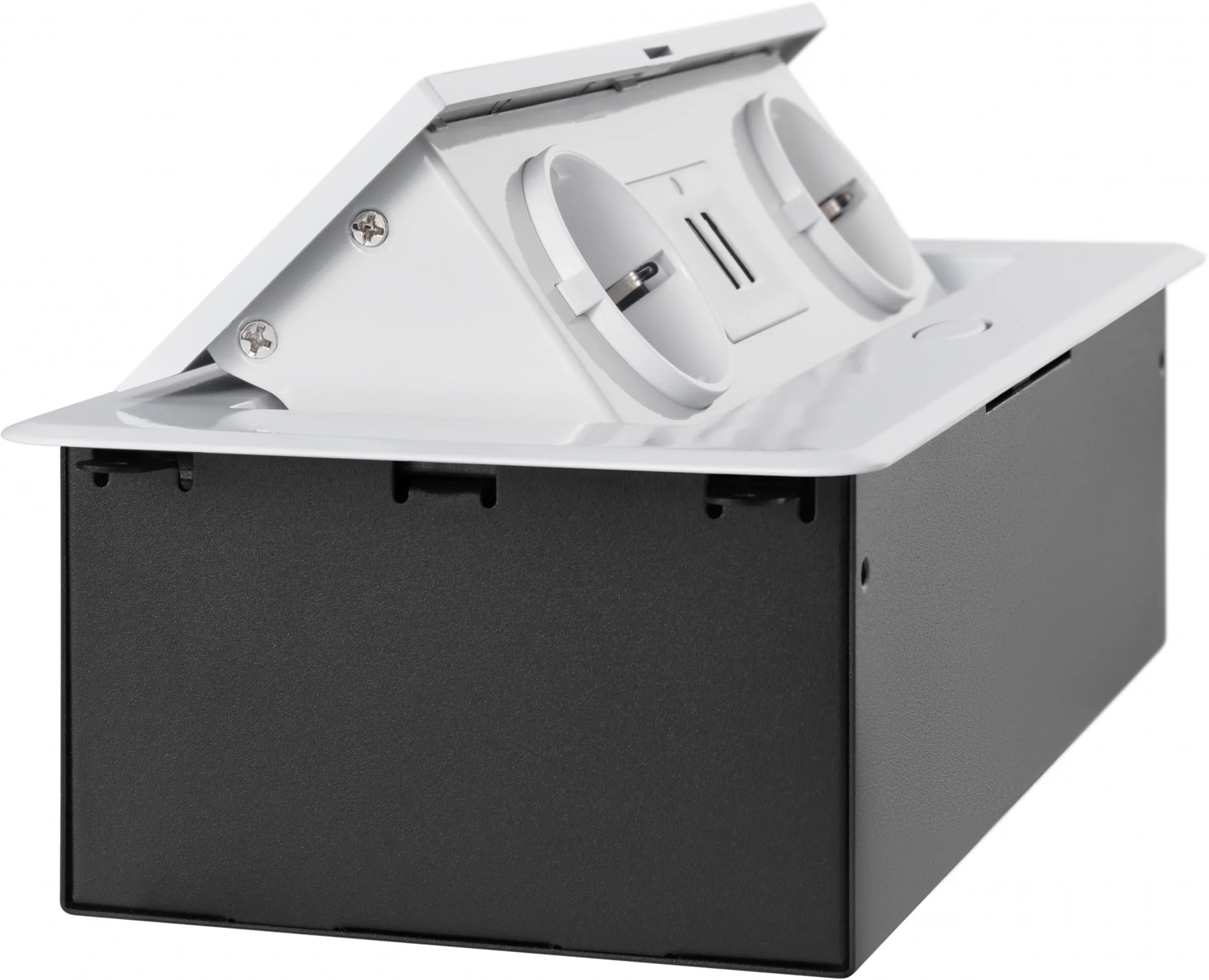 Розетка Cactus CS-SOCKET-EU/USBA-WH для столешницы 26.5x11.8x6.5см белый