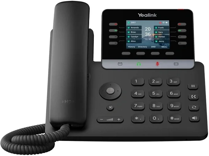 IP-телефон Yealink SIP-T73W, 12 линий, Wi-Fi, PoE, GigE