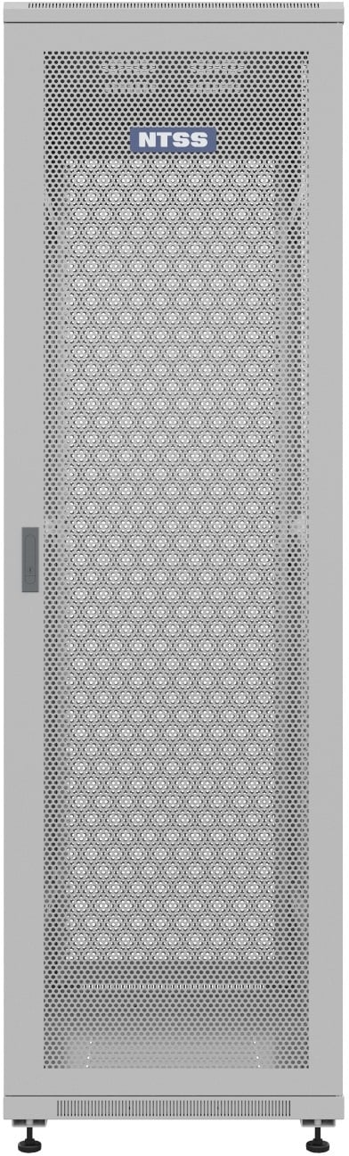 Шкаф серверный NTSS Премиум (NTSS-R42U60100PD/PD) напольный 42U 600x1000мм пер.дв.перфор. задн.дв.перфор. 900кг серый 910мм 87.2кг 1987мм IP20 сталь